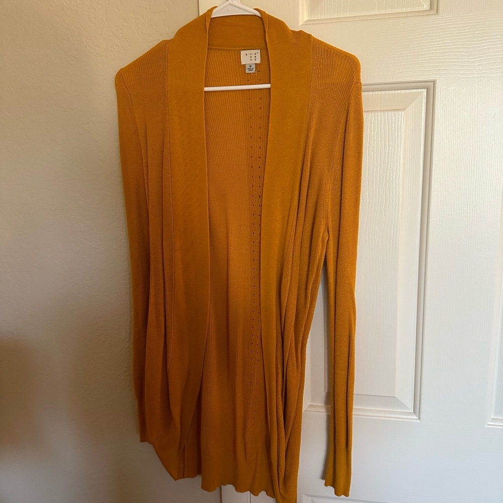 Burnt orange cardigan